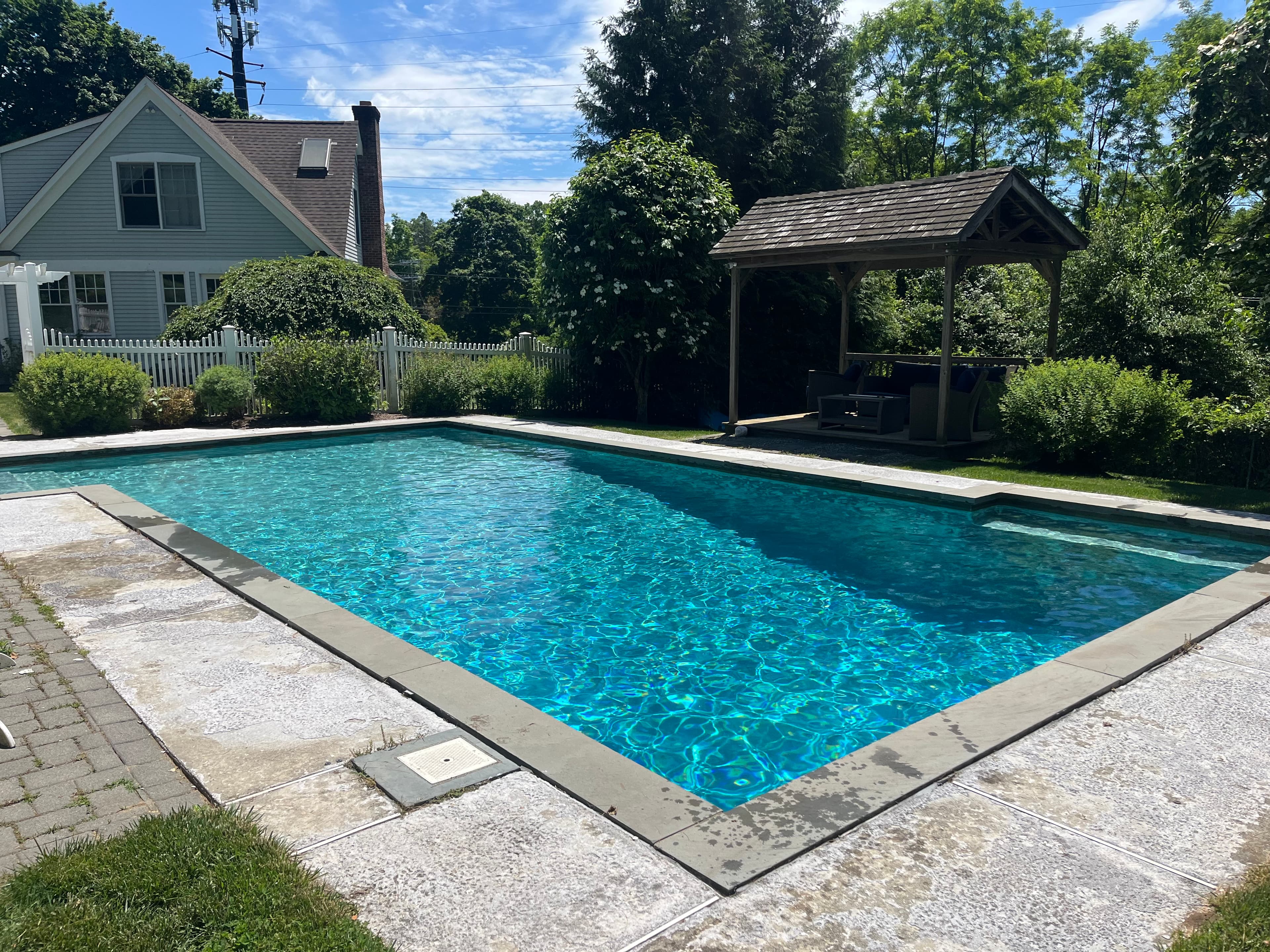 Beautiful residential pool managed by BlueCheck Pools